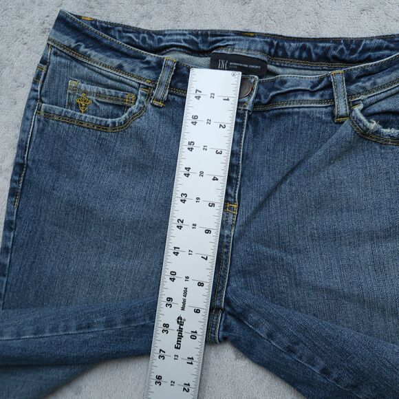 International Concepts Jeans Women's 10P Blue Mid-Rise Bootcut Denim 29" Inseam - Picture 8 of 15